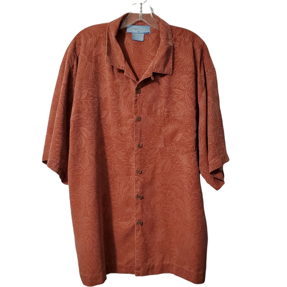 Bermuda Bay Short Sleeve Button Up Shirt Size XXL